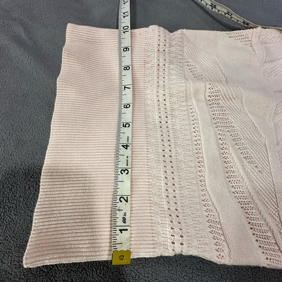 Cabi Women’s Baby pink boxy wide Oversized Flowy sleeves tunic sweater. Med. - Picture 4 of 13